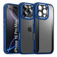 LuxuryKase Shockproof Transparent Back Cover Case | Anti-Scratch Hard PC Back | Soft TPU Bumper | Camera Protection | Slim Fit Design Case For iPhone