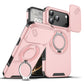 LuxuryKase Shockproof Case with Slide Camera Cover | 360° Rotating Ring Kickstand | Rugged Armour Protection For iPhone Series