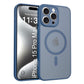 LuxuryKase Hybrid Shockproof Translucent Case | Matte Frosted Hard Back with Soft Edges | Full Camera Protection Bumper | Compatible with MagSafe | TPU & PC For iPhone & Samsung Series
