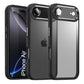 LuxuryKase Shockproof Transparent Back Cover Case | Anti-Scratch Hard PC Back | Soft TPU Bumper | Camera Protection | Slim Fit Design Case For iPhone