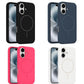 LuxuryKase Silicone Magnetic Case with Soft Microfiber Lining | Mag-Safe Support | Shockproof Protective Cover | Precise Cutouts | Slim Fit Design For iPhone 16 & 16 Plus