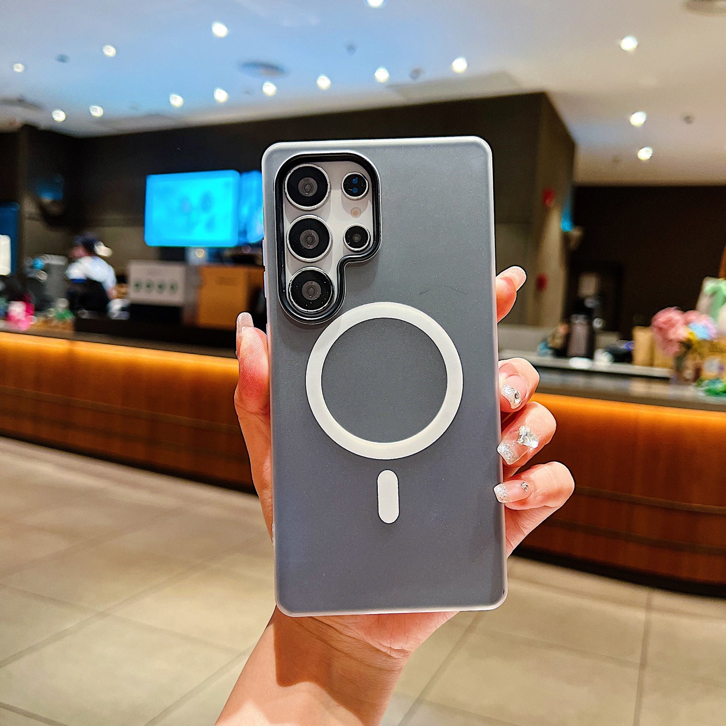 LuxuryKase Magnetic Silicone Candy Case | Mag-Safe Compatible | Slim Protective Case | Lightweight & Flexible | Wireless Charging | Soft Matte Finish For iPhone
