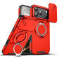 LuxuryKase Shockproof Case with Slide Camera Cover | 360° Rotating Ring Kickstand | Rugged Armour Protection For iPhone Series