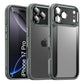 LuxuryKase Shockproof Transparent Back Cover Case | Anti-Scratch Hard PC Back | Soft TPU Bumper | Camera Protection | Slim Fit Design Case For iPhone