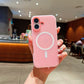 LuxuryKase Magnetic Silicone Candy Case | Mag-Safe Compatible | Slim Protective Case | Lightweight & Flexible | Wireless Charging | Soft Matte Finish For iPhone