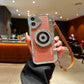 LuxuryKase LK106 3D Japan Korean Leather Pattern Protective Case With Hand Strap Case Cover for iPhone Series