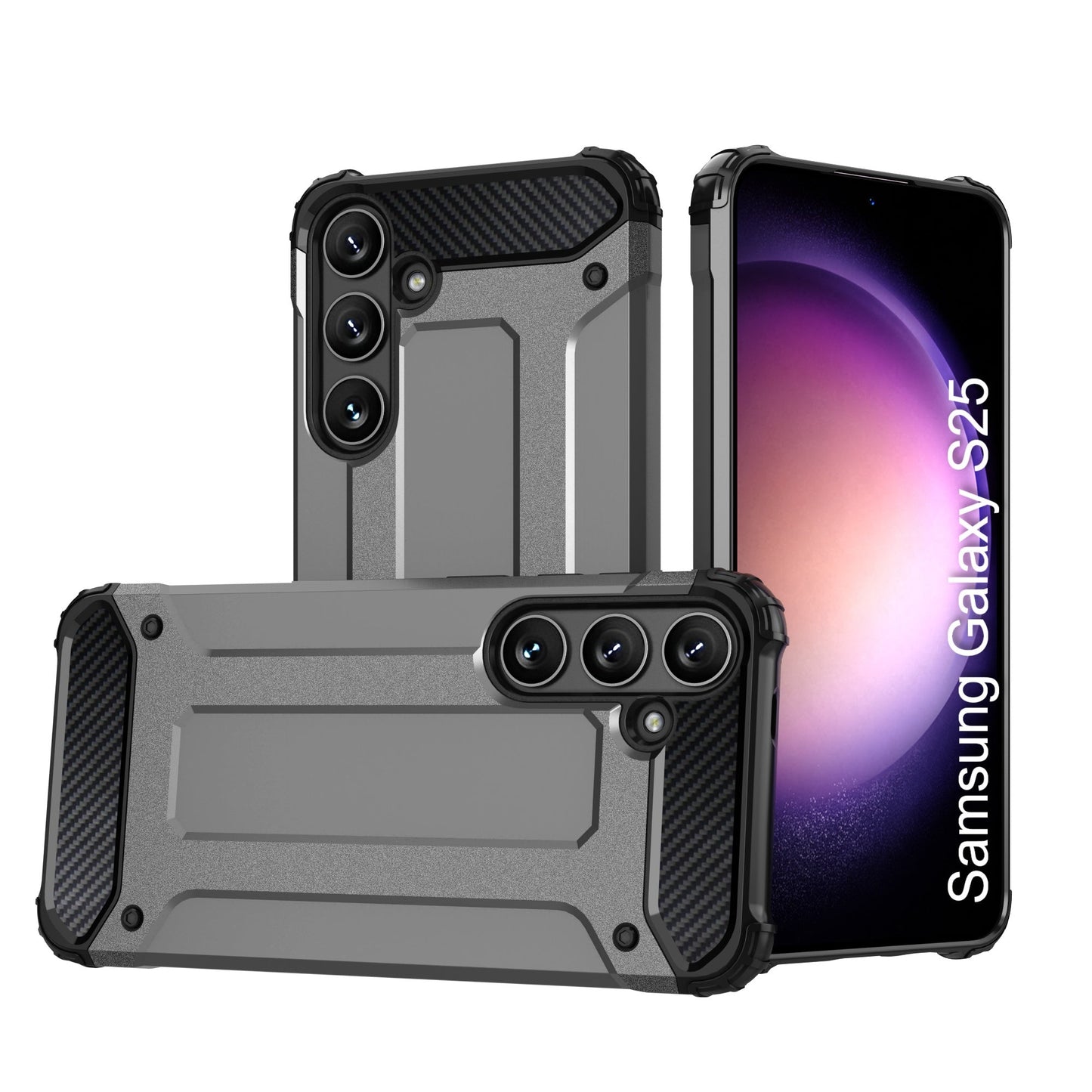 LuxuryKase Rugged TPU+PC Armor Case | Impact-Resistant Design | Anti-Drop Protection | Raised Edges & Precise Cutouts | Heavy Duty Protective Cover