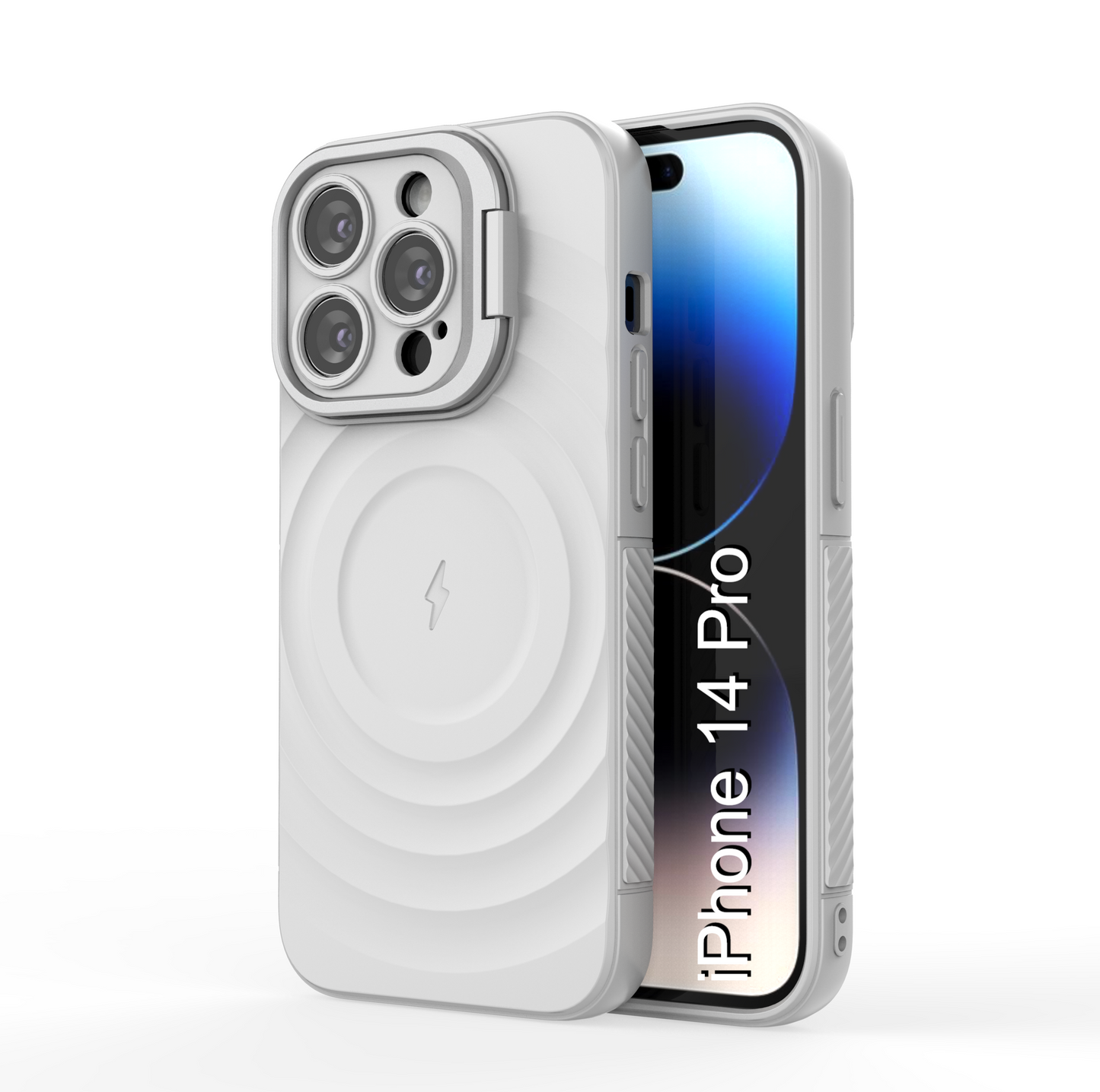 LuxuryKase Shockproof Case with Ripple Pattern | Inner Velvet Fabric Lining | Protective Cover & Wireless Charging Case for iPhone & Samsung Series