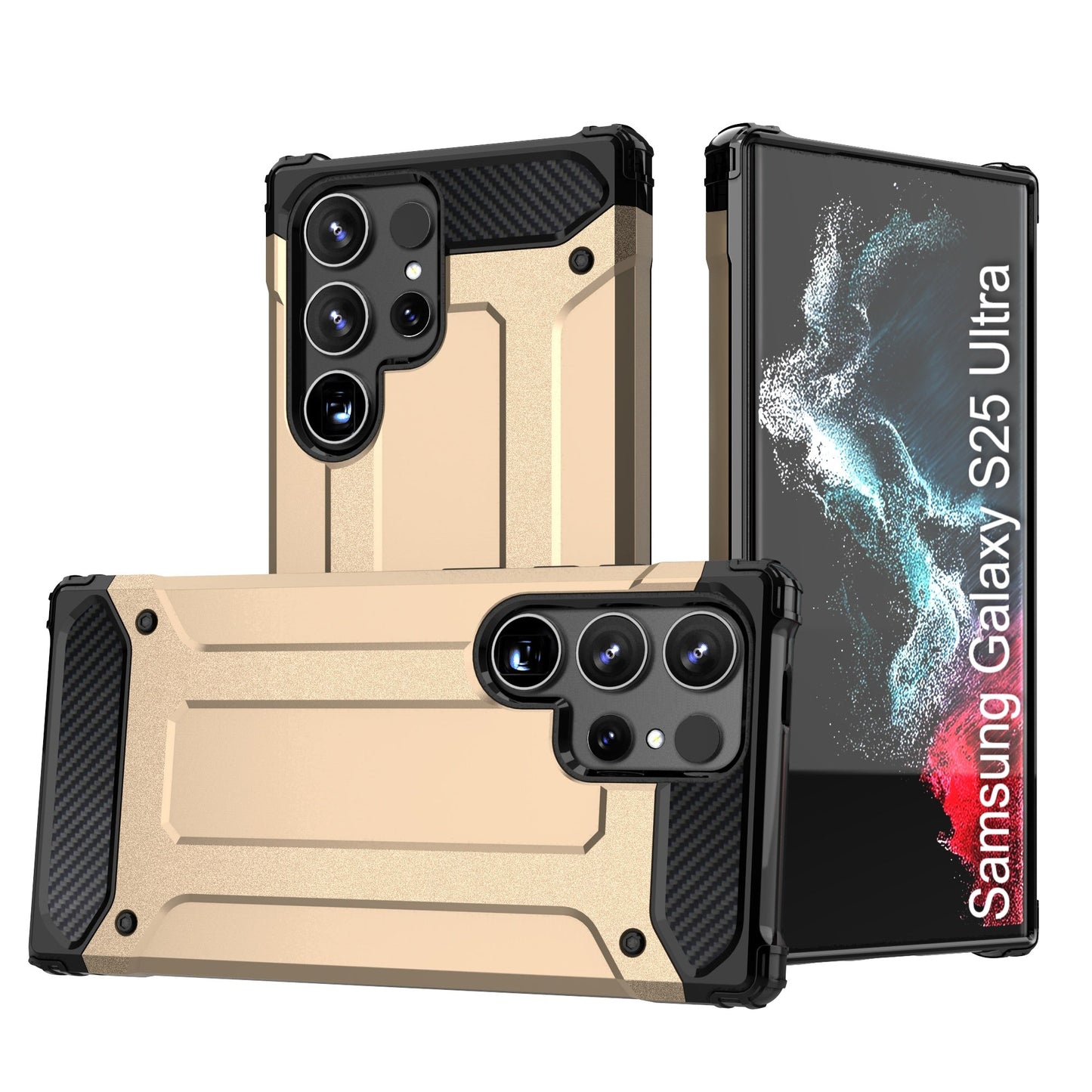 LuxuryKase Rugged TPU+PC Armor Case | Impact-Resistant Design | Anti-Drop Protection | Raised Edges & Precise Cutouts | Heavy Duty Protective Cover