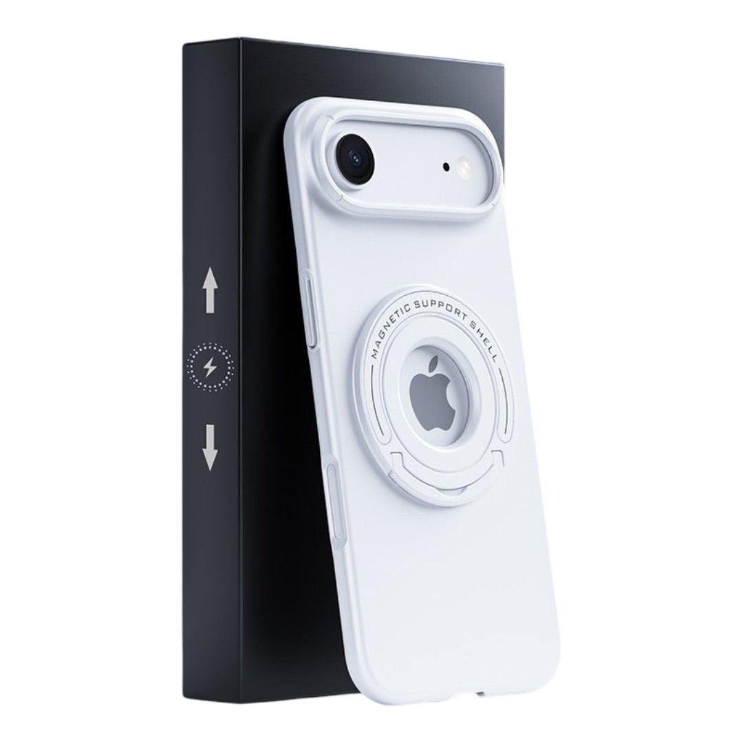 LuxuryKase Premium Magnetic Support Shell Case with Built-in Kickstand for iPhone