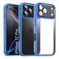 LuxuryKase Shockproof Transparent Back Cover Case | Anti-Scratch Hard PC Back | Soft TPU Bumper | Camera Protection | Slim Fit Design Case For iPhone