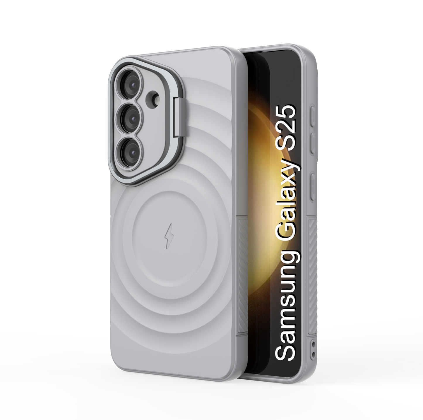 LuxuryKase Shockproof Case with Ripple Pattern | Inner Velvet Fabric Lining | Protective Cover & Wireless Charging Case for iPhone & Samsung Series