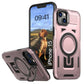 LuxuryKase Rugged Shockproof Magnetic Case with Kickstand | Dual Layer TPU+PC Protection | Mag-Safe Compatible | Camera Guard | Extreme Drop Resistance For iPhone Series