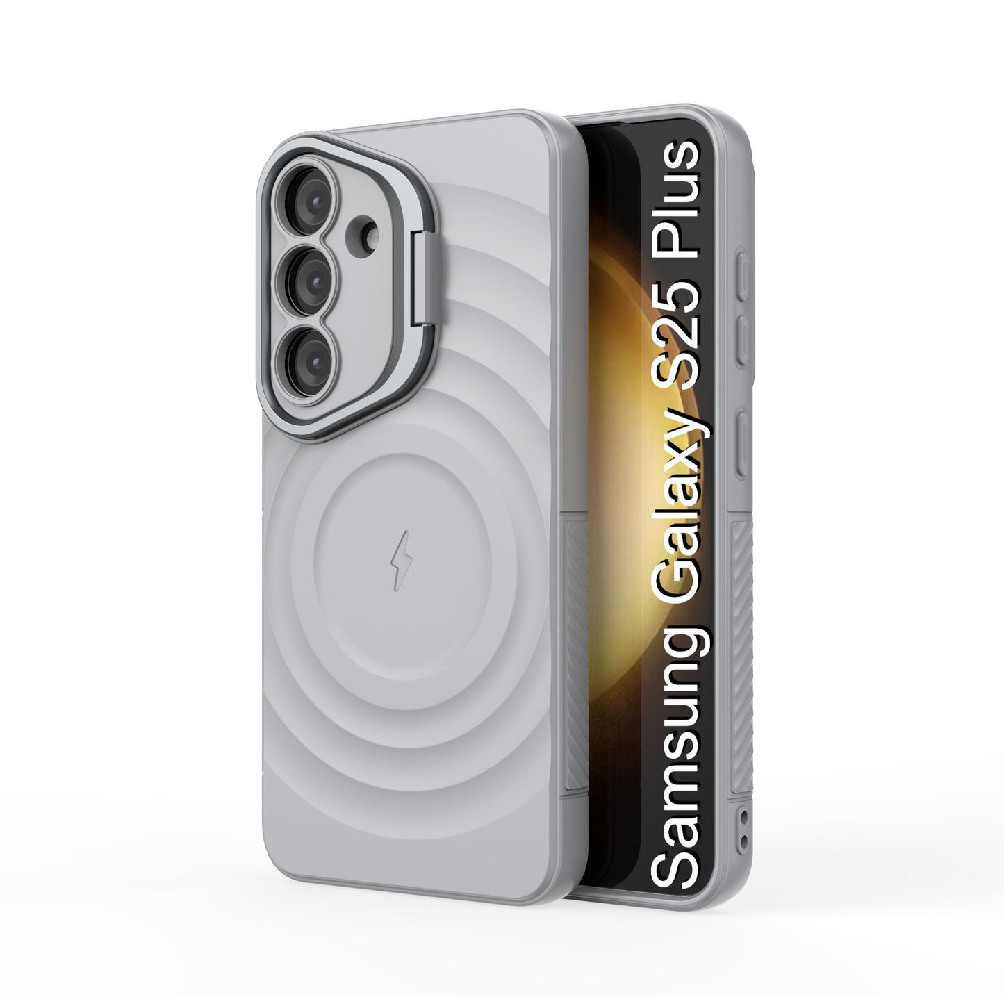 LuxuryKase Shockproof Case with Ripple Pattern | Inner Velvet Fabric Lining | Protective Cover & Wireless Charging Case for iPhone & Samsung Series