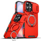 LuxuryKase Shockproof Case with Slide Camera Cover | 360° Rotating Ring Kickstand | Rugged Armour Protection For iPhone Series