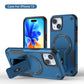 US LITE Back Cover with Portable Kickstand | Mag-Safe Compatible Magnetic Case | Shockproof Military Grade Protection | Rugged Armor Design Phone Cover For iPhone & Samsung Series