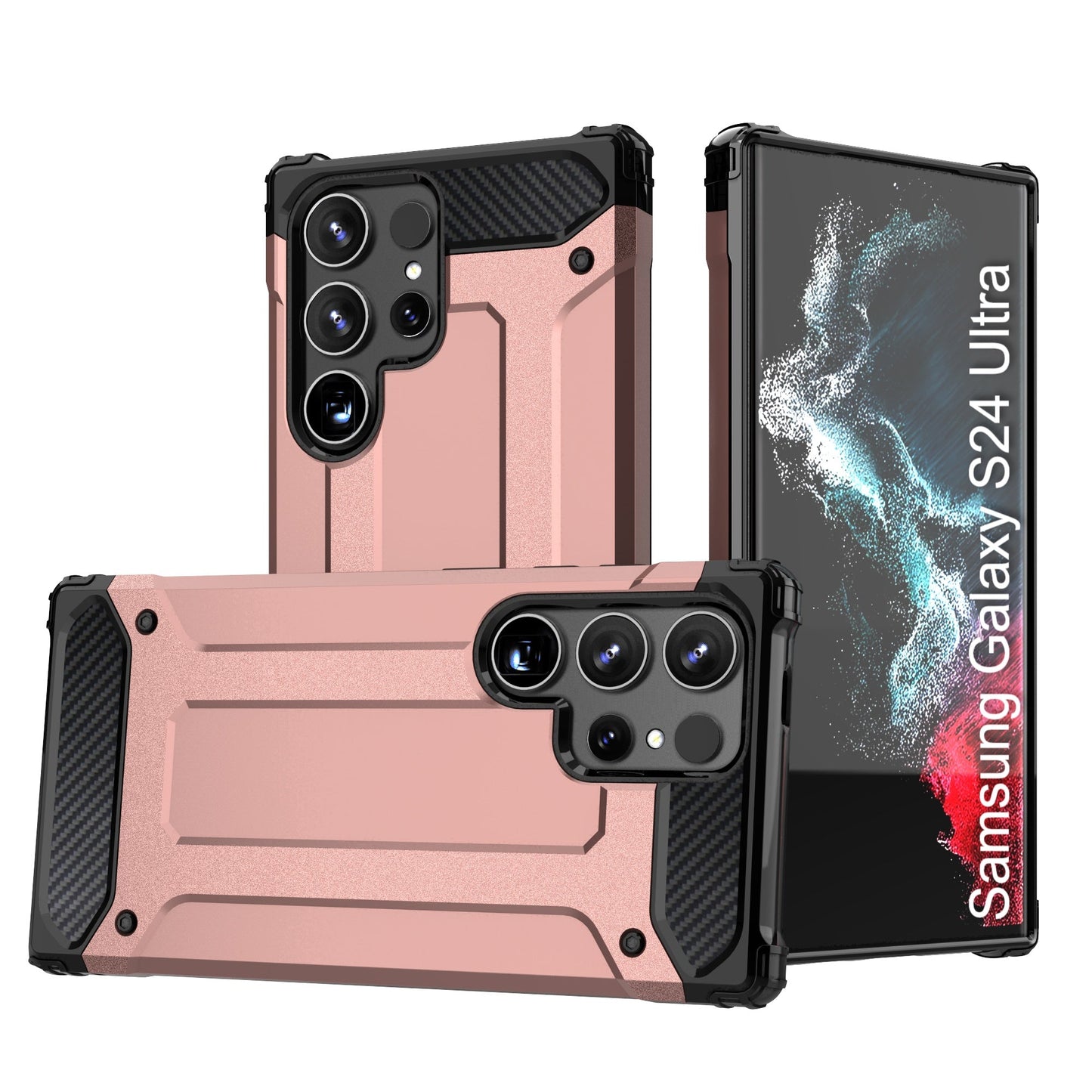 LuxuryKase Rugged TPU+PC Armor Case | Impact-Resistant Design | Anti-Drop Protection | Raised Edges & Precise Cutouts | Heavy Duty Protective Cover