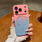 LuxuryKase Gradient Mag-Safe Case | Soft Silicone Shockproof Cover with Camera Protection | Slim Lightweight Design | Smooth Touch & Durable For iPhone