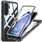 LuxuryKase Shockproof Front & Back Cover with Full Body Protection | Strong Grip | Camera & Screen Guard | Wireless Charging Support | Durable TPU+PC Design Cover For iPhone & Samsung Series
