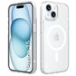 LuxuryKase Hybrid Shockproof Translucent Case | Matte Frosted Hard Back with Soft Edges | Full Camera Protection Bumper | Compatible with MagSafe | TPU & PC For iPhone & Samsung Series