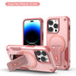 US LITE Back Cover with Portable Kickstand | Mag-Safe Compatible Magnetic Case | Shockproof Military Grade Protection | Rugged Armor Design Phone Cover For iPhone & Samsung Series