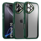 LuxuryKase Shockproof Transparent Back Cover Case | Anti-Scratch Hard PC Back | Soft TPU Bumper | Camera Protection | Slim Fit Design Case For iPhone 16 & 16 Plus