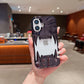 US LITE Shockproof Designer Metallic Chrome 3D Fangs Back Case | Anti-Scratch Grip | Full Camera Protection and Stylish Look For iPhone 14, 15 & 16 Series