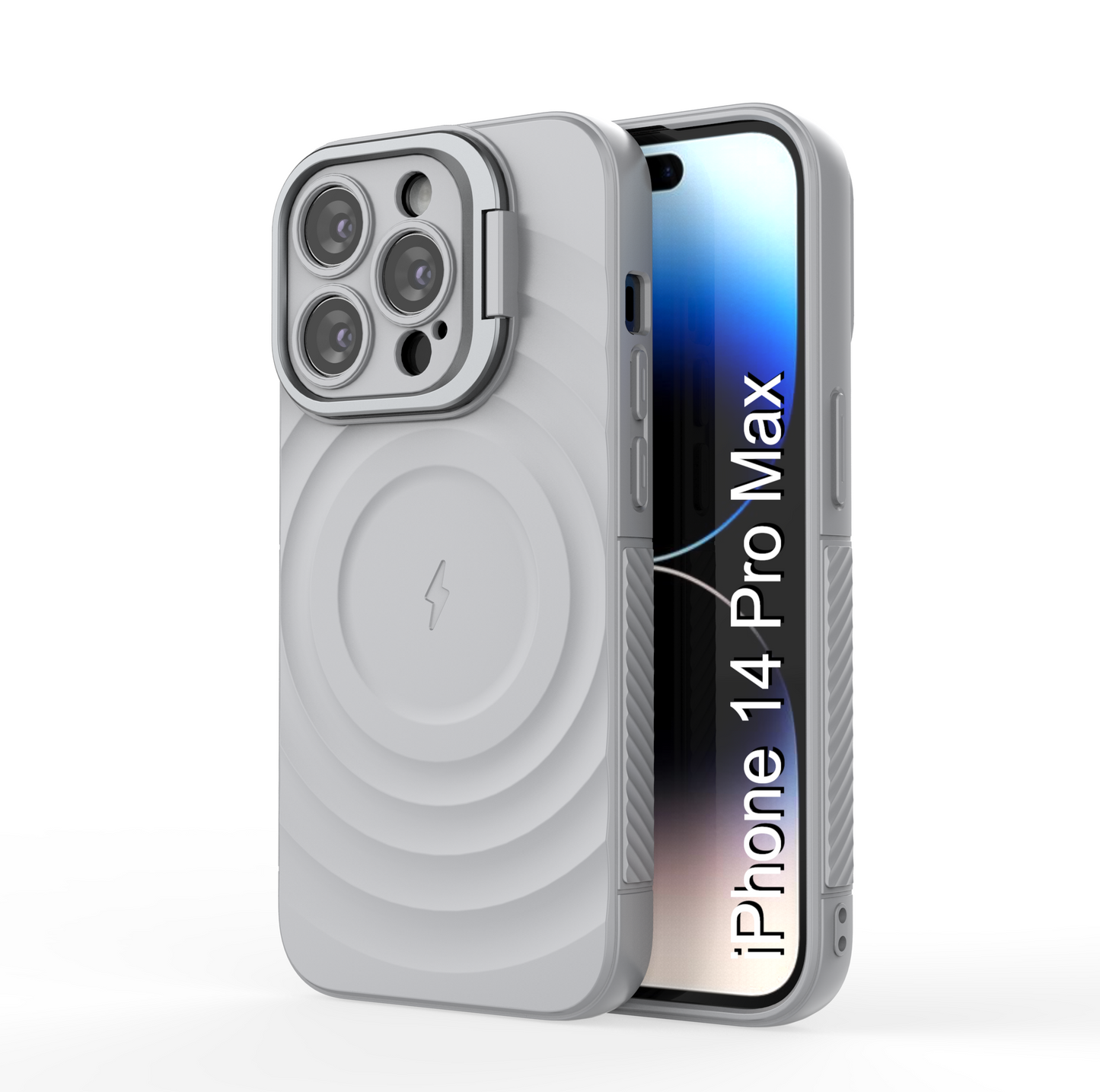 LuxuryKase Shockproof Case with Ripple Pattern | Inner Velvet Fabric Lining | Protective Cover & Wireless Charging Case for iPhone & Samsung Series