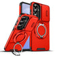 LuxuryKase Shockproof Case with Slide Camera Cover | 360° Rotating Ring Kickstand | Rugged Armour Protection For Samsung Series