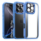 LuxuryKase Shockproof Transparent Back Cover Case | Anti-Scratch Hard PC Back | Soft TPU Bumper | Camera Protection | Slim Fit Design Case For iPhone