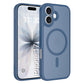 LuxuryKase Hybrid Shockproof Translucent Case | Matte Frosted Hard Back with Soft Edges | Full Camera Protection Bumper | Compatible with MagSafe | TPU & PC For iPhone & Samsung Series