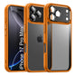 LuxuryKase Shockproof Transparent Back Cover Case | Anti-Scratch Hard PC Back | Soft TPU Bumper | Camera Protection | Slim Fit Design Case For iPhone