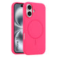 LuxuryKase Silicone Magnetic Case with Soft Microfiber Lining | Mag-Safe Support | Shockproof Protective Cover | Precise Cutouts | Slim Fit Design For iPhone 16 & 16 Plus