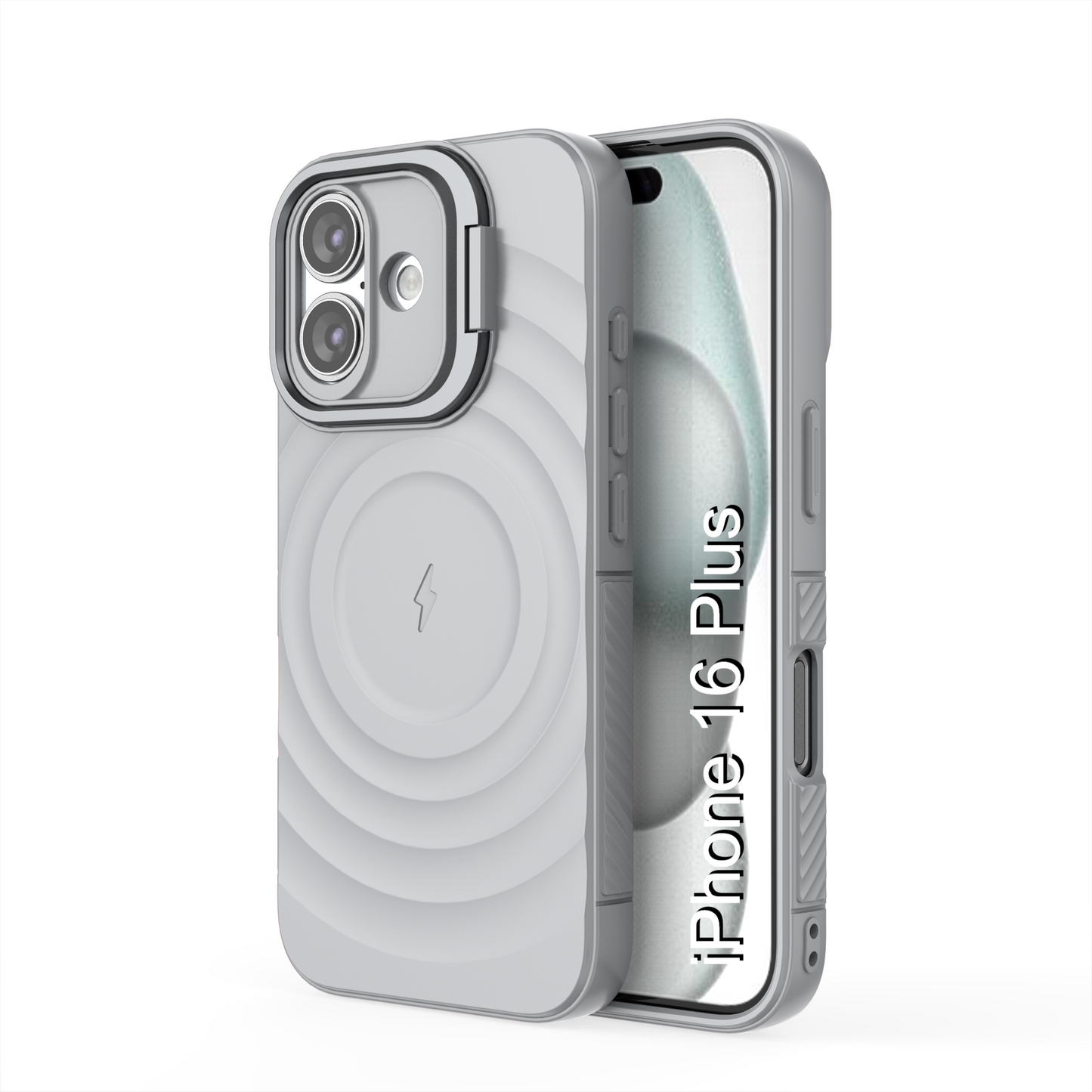 LuxuryKase Shockproof Case with Ripple Pattern | Inner Velvet Fabric Lining | Protective Cover & Wireless Charging Case for iPhone & Samsung Series