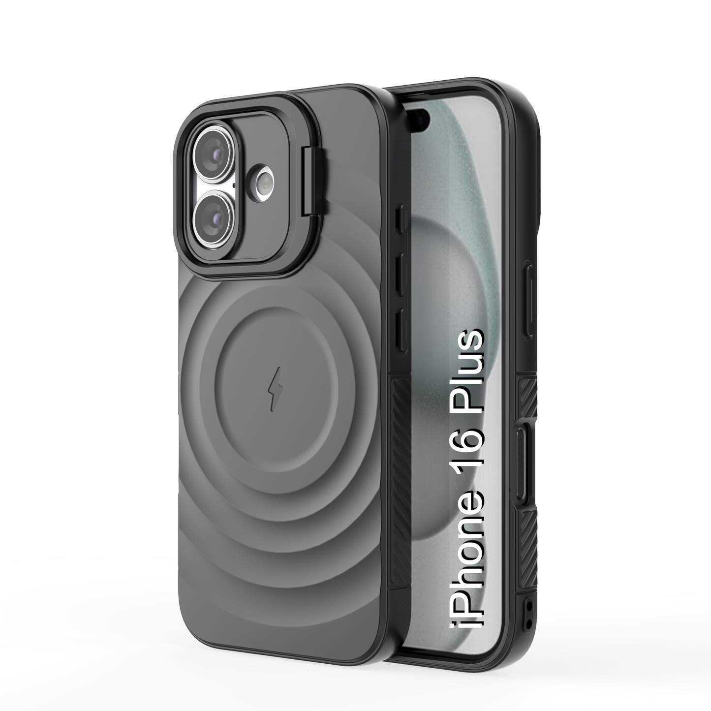 LuxuryKase Shockproof Case with Ripple Pattern | Inner Velvet Fabric Lining | Protective Cover & Wireless Charging Case for iPhone & Samsung Series