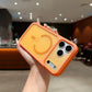LuxuryKase Hybrid Clear Translucent Case | Matte Dotted Hard PC Back | TPU Textured Grip Frame | Metallic Buttons | Raised Camera Protection | MagSafe Compatible For iPhone