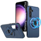 LuxuryKase Shockproof Rugged Back Cover | Heavy Duty Armor Case with MagSafe Compatible 360° Ring Holder | Finger Ring Kickstand | Drop Protection For Samsung Series
