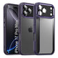 LuxuryKase Shockproof Transparent Back Cover Case | Anti-Scratch Hard PC Back | Soft TPU Bumper | Camera Protection | Slim Fit Design Case For iPhone