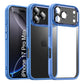 LuxuryKase Shockproof Transparent Back Cover Case | Anti-Scratch Hard PC Back | Soft TPU Bumper | Camera Protection | Slim Fit Design Case For iPhone