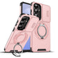 LuxuryKase Shockproof Case with Slide Camera Cover | 360° Rotating Ring Kickstand | Rugged Armour Protection For Samsung Series