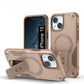 US LITE Back Cover with Portable Kickstand | Mag-Safe Compatible Magnetic Case | Shockproof Military Grade Protection | Rugged Armor Design Phone Cover For iPhone & Samsung Series