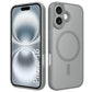 LuxuryKase Hybrid Shockproof Translucent Case | Matte Frosted Hard Back with Soft Edges | Full Camera Protection Bumper | Compatible with MagSafe | TPU & PC For iPhone & Samsung Series