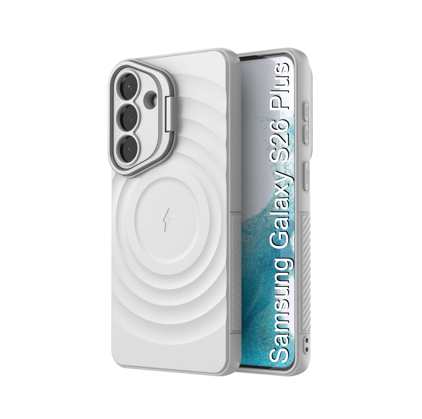 LuxuryKase Shockproof Case with Ripple Pattern | Inner Velvet Fabric Lining | Protective Cover & Wireless Charging Case for iPhone & Samsung Series