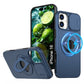 LuxuryKase Mag-Safe Shockproof Rugged Back Case with Finger Ring Kickstand & Sliding Camera Cover | Military Drop Protection | Wireless Charging Support For iPhone Series