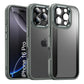 LuxuryKase Shockproof Transparent Back Cover Case | Anti-Scratch Hard PC Back | Soft TPU Bumper | Camera Protection | Slim Fit Design Case For iPhone