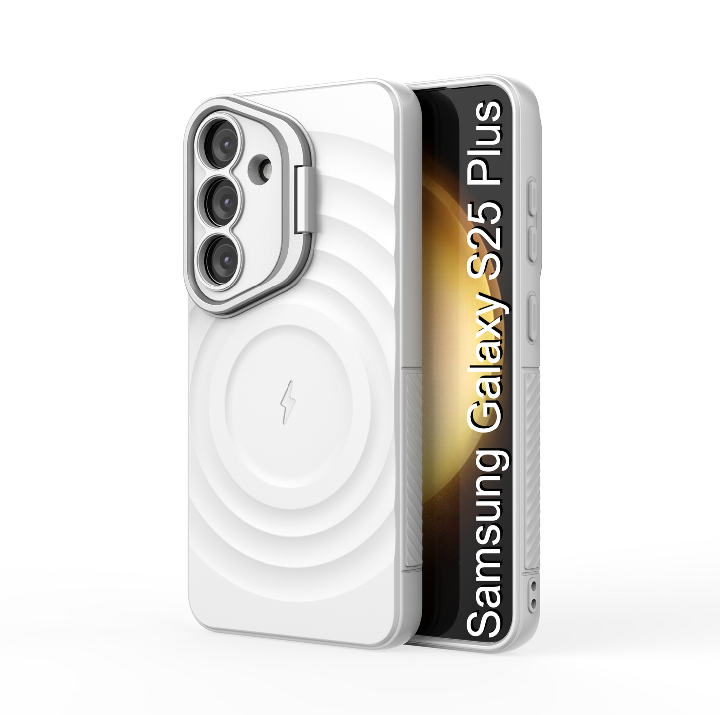 LuxuryKase Shockproof Case with Ripple Pattern | Inner Velvet Fabric Lining | Protective Cover & Wireless Charging Case for iPhone & Samsung Series