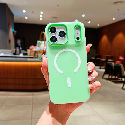 LuxuryKase Magnetic Silicone Candy Case | Mag-Safe Compatible | Slim Protective Case | Lightweight & Flexible | Wireless Charging | Soft Matte Finish For iPhone
