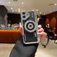 LuxuryKase LK106 3D Japan Korean Leather Pattern Protective Case With Hand Strap Case Cover for iPhone Series
