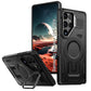 LuxuryKase Rugged Shockproof Magnetic Case with Kickstand | Dual Layer TPU+PC Protection | Mag-Safe Compatible | Camera Guard | Extreme Drop Resistance For Samsung Series