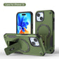 US LITE Back Cover with Portable Kickstand | Mag-Safe Compatible Magnetic Case | Shockproof Military Grade Protection | Rugged Armor Design Phone Cover For iPhone & Samsung Series